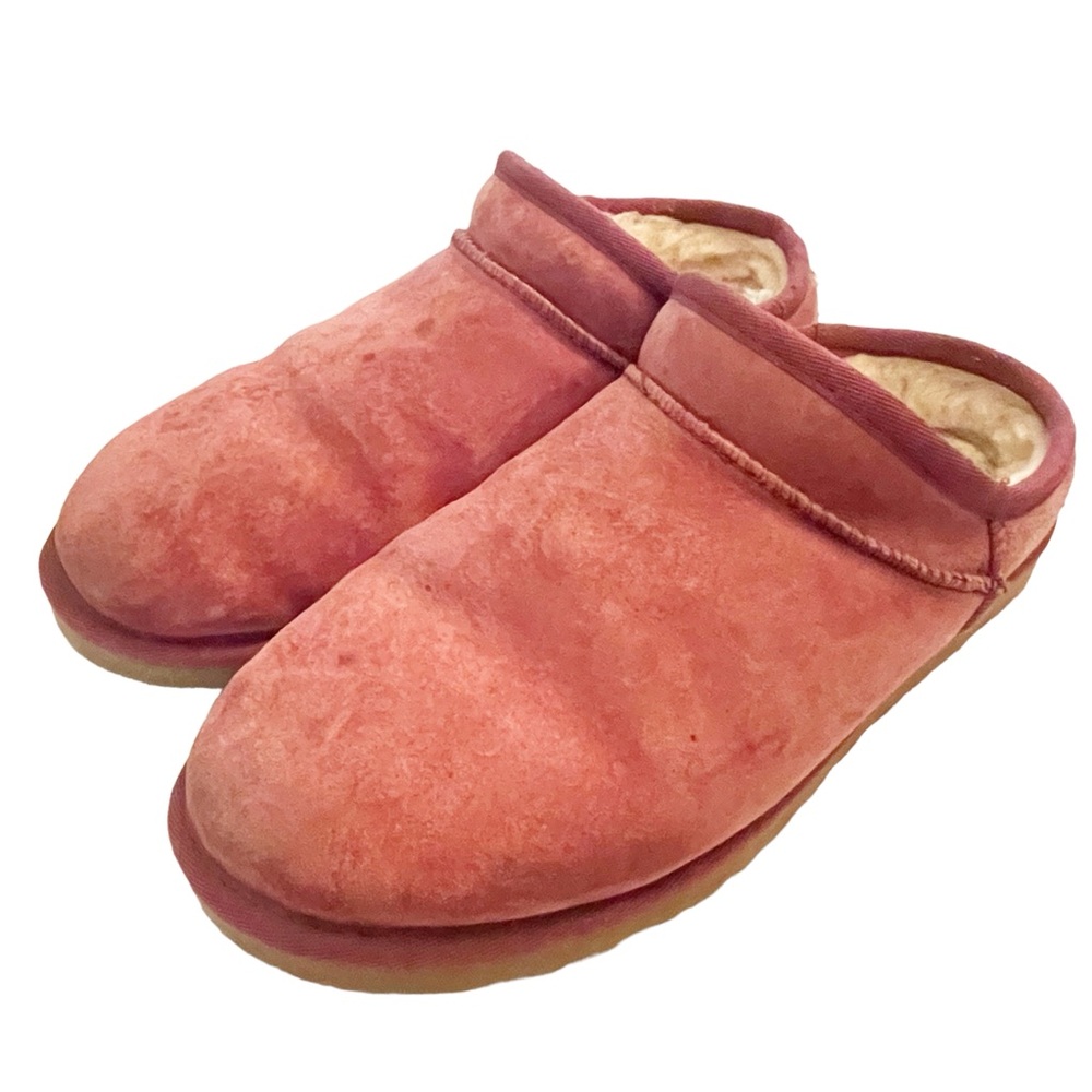 UGG‎ Size 9 Rust Red Short Classic Water Resistant Slipper Boot Slip On